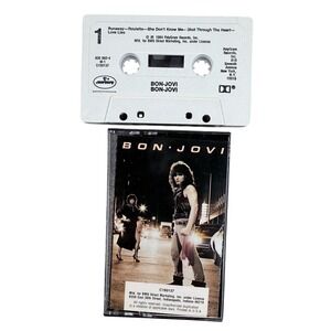 Vintage Bon Jovi Cassette Bon Jovi 1984 Rock Album Mercury BMG Club C160137